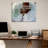 Latitude Run® Gallery Wrapped Canvas By Ronald Biggs: "I am not a perfect man who has led a faultless-2057817186