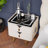 20"Smart nightstand with USB Wireless Charging, LED 3-Color Lights, and Bluetooth Speakers-101201814