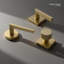 Ensemble de boutons de passage avec rosette carrée Expressions par Emtek Page, noir mat-124205507