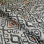 Tapis noir d'intérieur à motif géométrique fumée Hause-1809830074