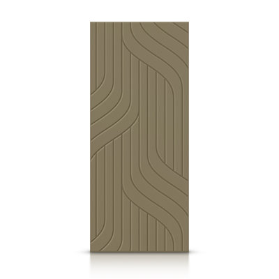 Porte standard à panneaux en bois