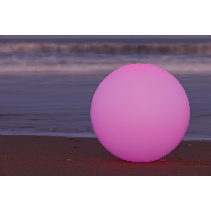 Globe LED Outdoor Floating Light, 19.7" H x 19.7" W x 19.7" D