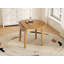 Table de salle à manger extensible, table de salle à manger ronde pour petit appartement et salle à manger