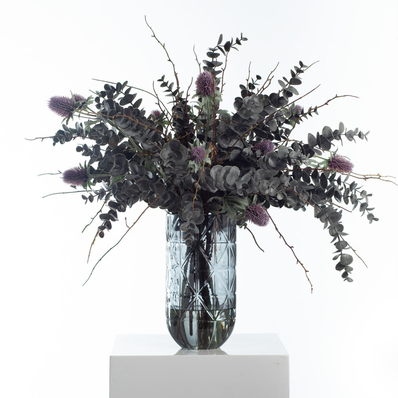 Silk Eucalyptus Arrangement in Vase