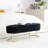 Modern Ottoman Bench,Upholstered Sherpa Fabric Bench,Shoe Bench Footrest Entryway Bench Coffee Table