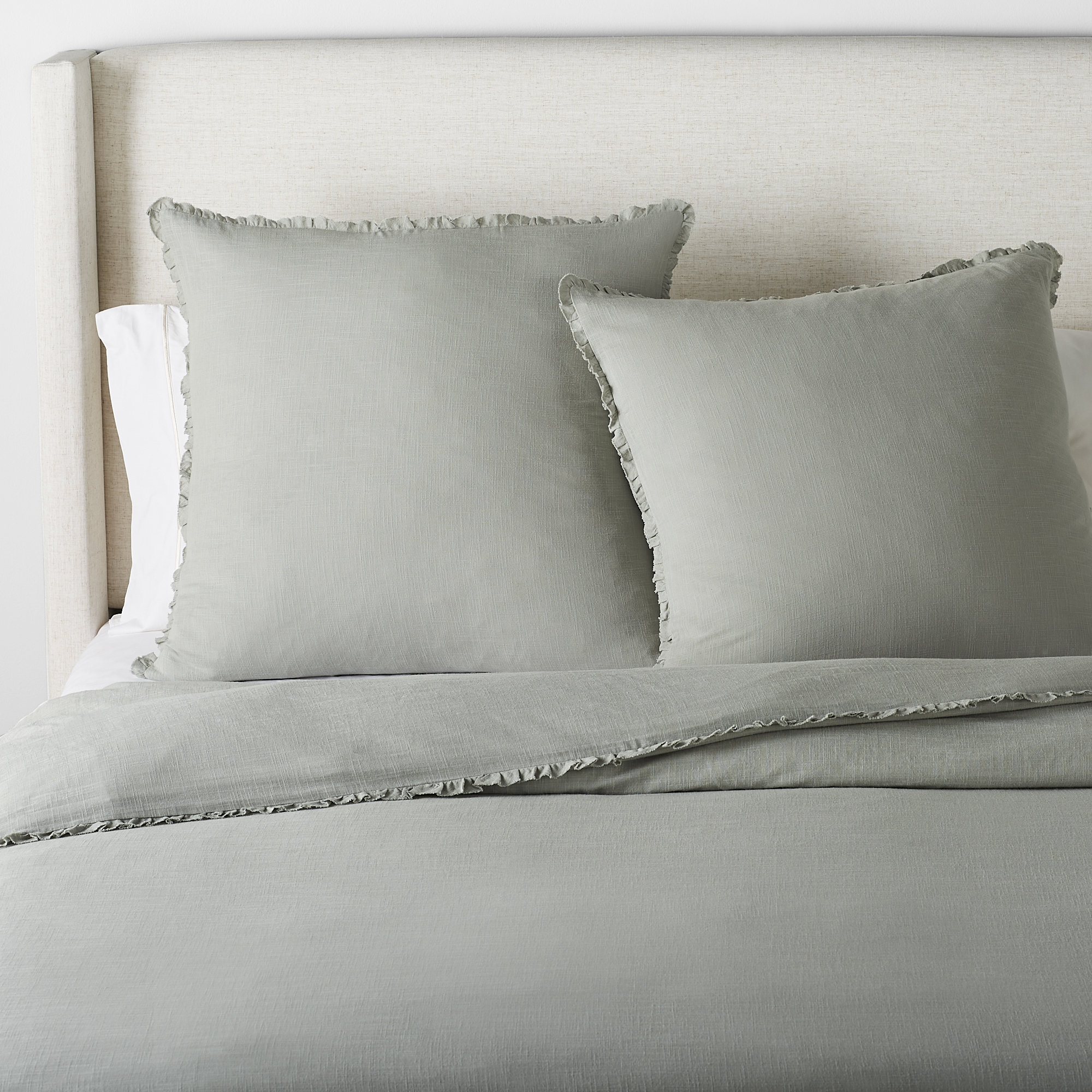 Danza Cotton Duvet Cover, Blush, King