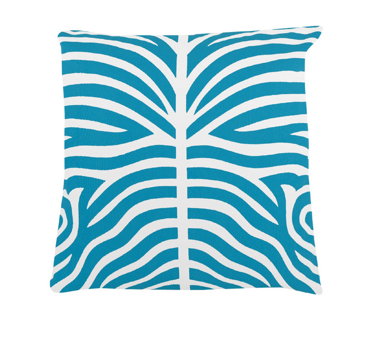 Coussin Xandra, Bleu pastel