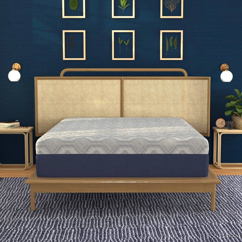 Matelas hybride en mousse viscoélastique isotonique Symbole, Très grand simple