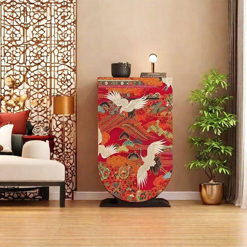 Modern Four-Drawer Storage Cabinet