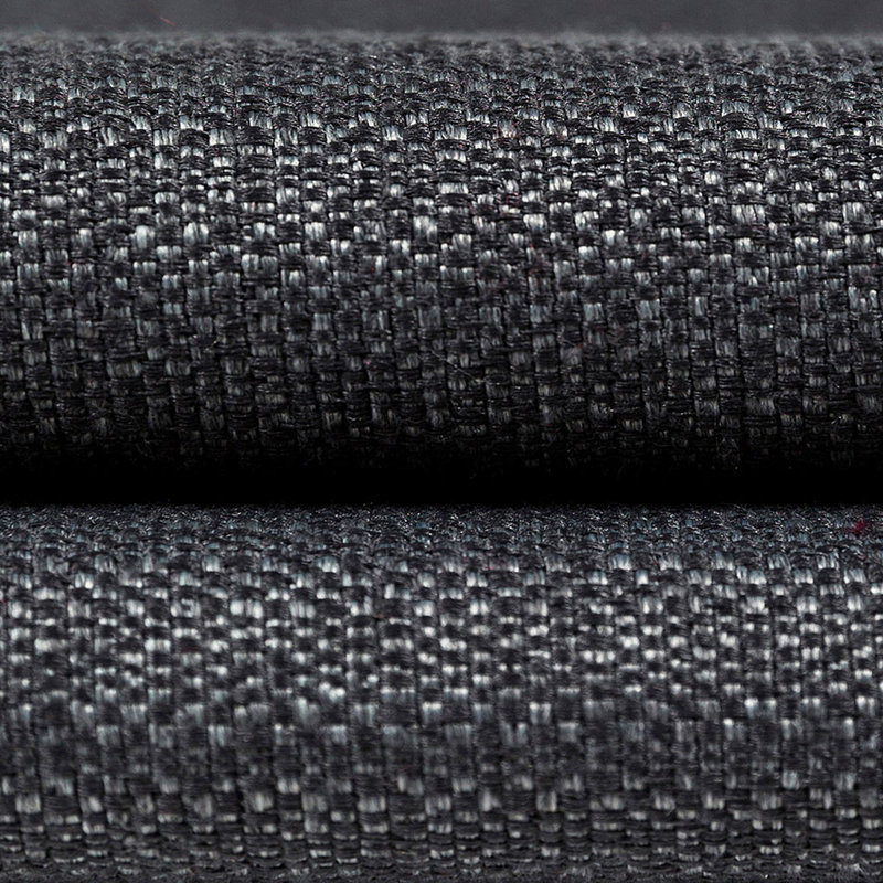Christeen Solid Colour Polyster Table Runner, Charcoal Grey