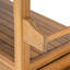 Chariot-bar d'extérieur en bois d'acacia pour patio-129458731