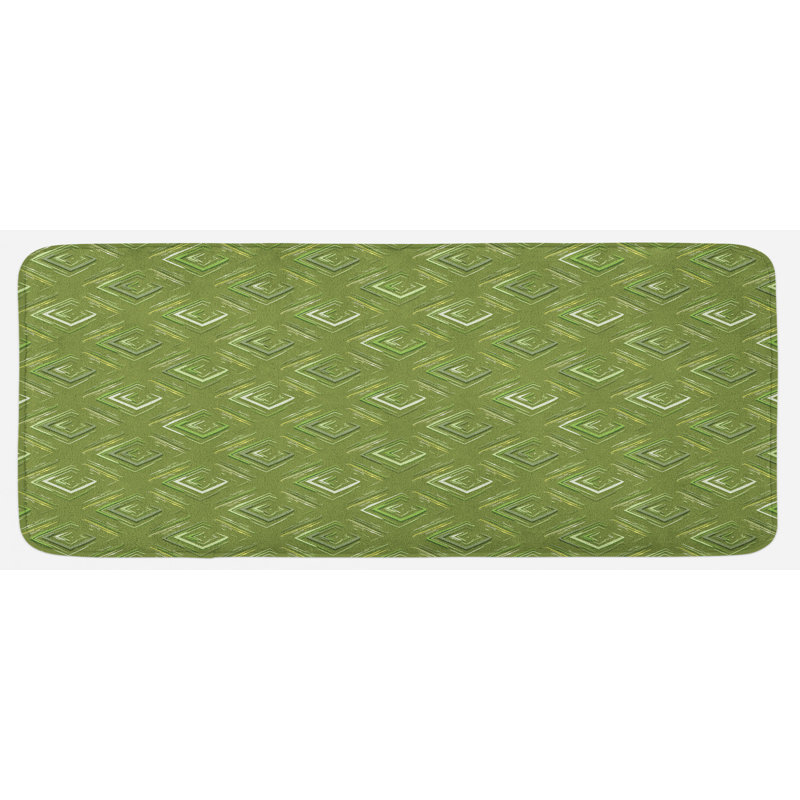 Cottage / Country Synthetic Kitchen Mat