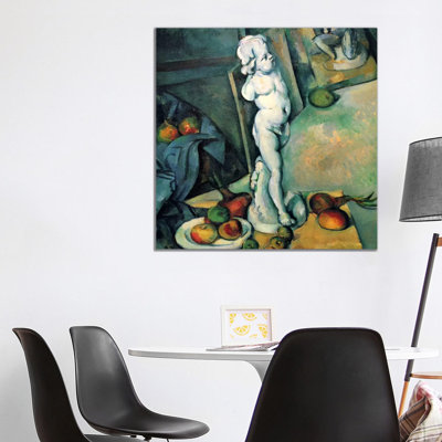 Still Life With Cherub by Paul Cezanne - Wrapped Canvas Gallery-Wrapped Canvas Giclée