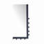 Miroir pleine grandeur, cadre en fer