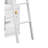 White Finish Bookcase W/Ladder-677474432