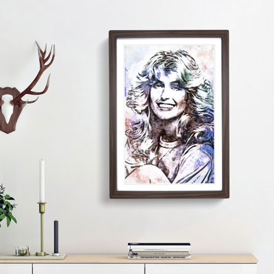 Farrah Fawcett - Picture Frame Painting Print