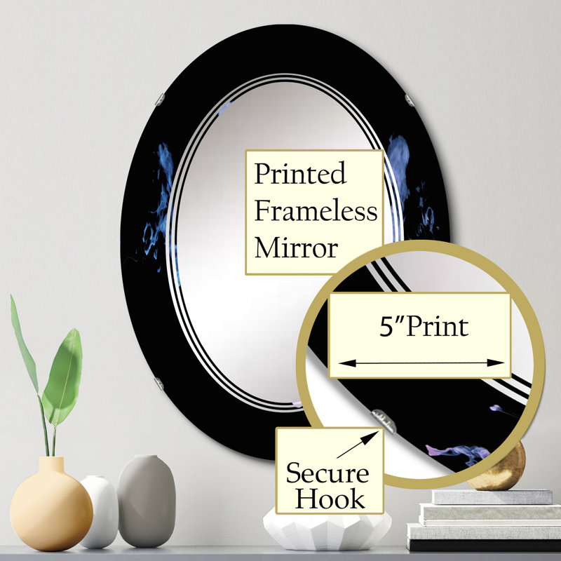 Miroir de salle de bain sans cadre, 30 po x 20 po