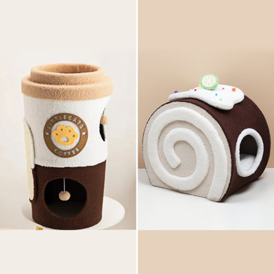 Ensemble pour arbre à chat et ensemble de lit 2 pièces
