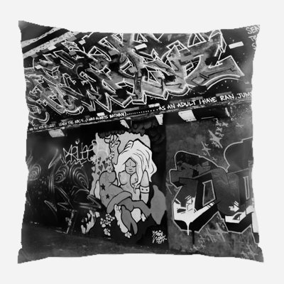 Coussin Graffiti