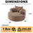 Boneless Sponge Single Sofa,fluffy Modern Sleeper Chair-1897849660-1897849657