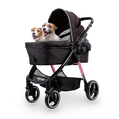 Retro Luxe Pet Stroller - Prism Black