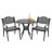 Outdoor 3-piece Cast Aluminum Bistro Set