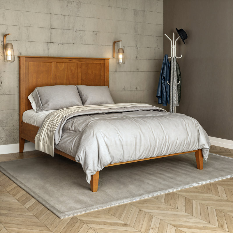 Faringdon Solid Wood Standard Bed, Cherry, Full / Double