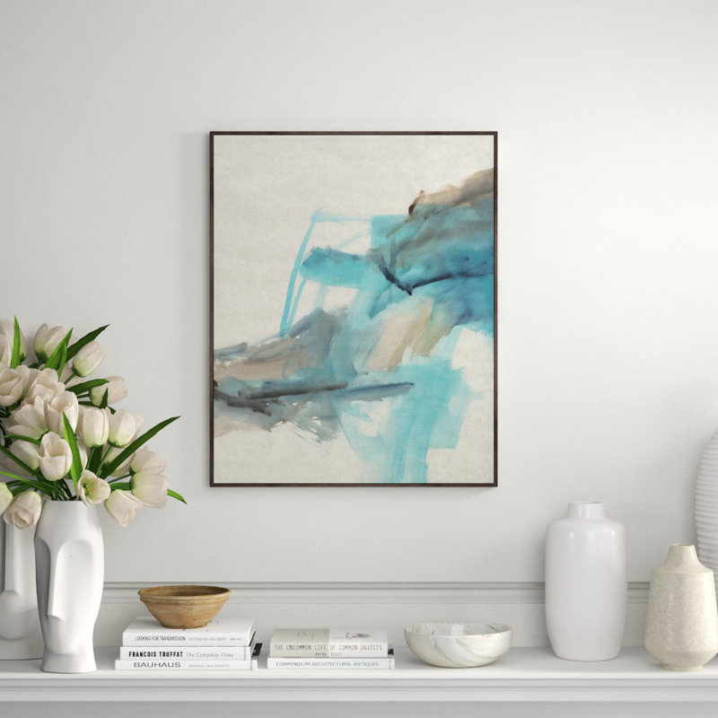 Windblown Cloth II Print by Giselle Kelly, 51.5" H x 41.5" W x 1.5" D, Image Brush Gel