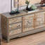 Hand-Painted Entryway Accent Cabinet Sideboard-122781544