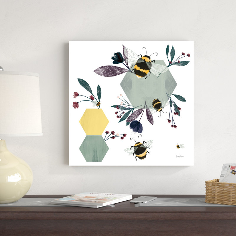 Abeilles III, H 20 po x l 20 po x P 1,25 po