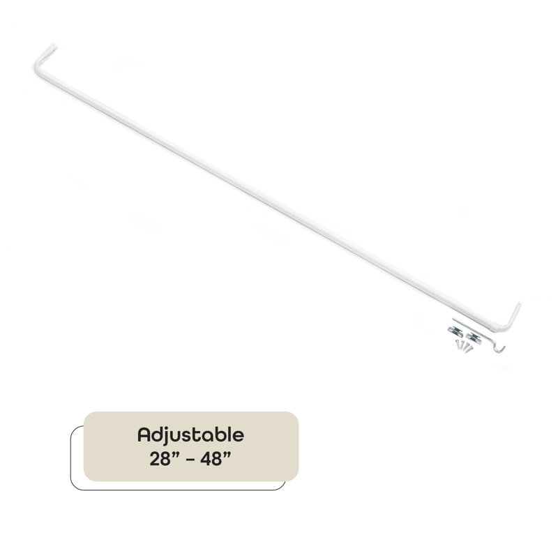 Fantasia Adjustable Single Curtain Rod
