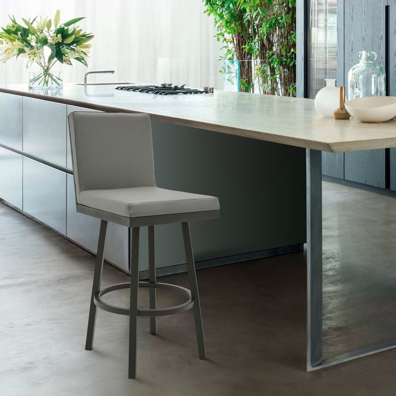 Tabouret de bar pivotant 30 po Rochester, Noir, noir, noir, noir