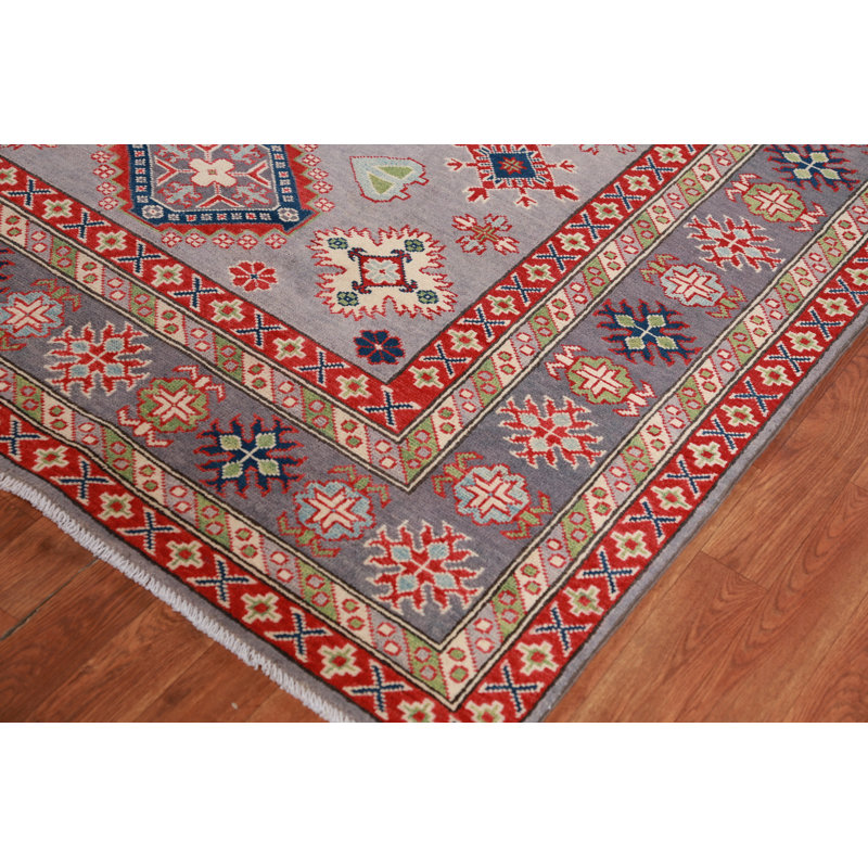 Tapis oriental kazaki à teinture végétale 8 x 10