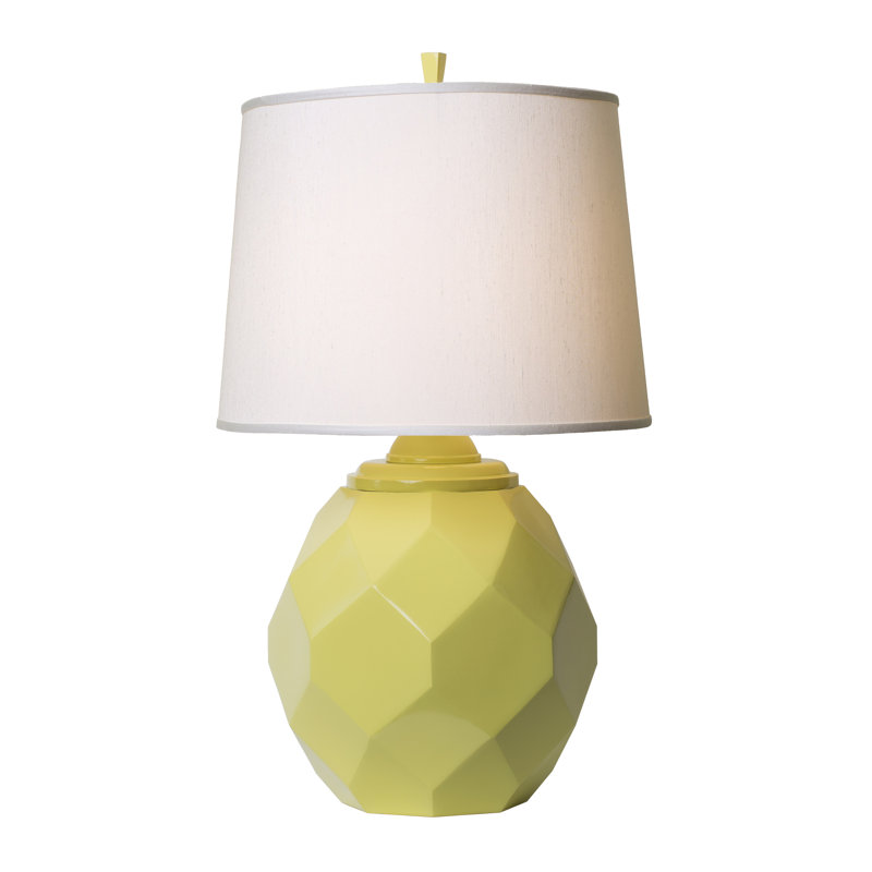 Lampe de table 27" bijoux, Chartreuse satin