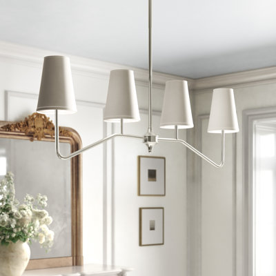 Luminaire suspendu linéaire 4 lumières Kahler