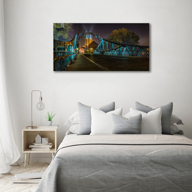 Bridge Of Lovers - Wrapped Canvas Print