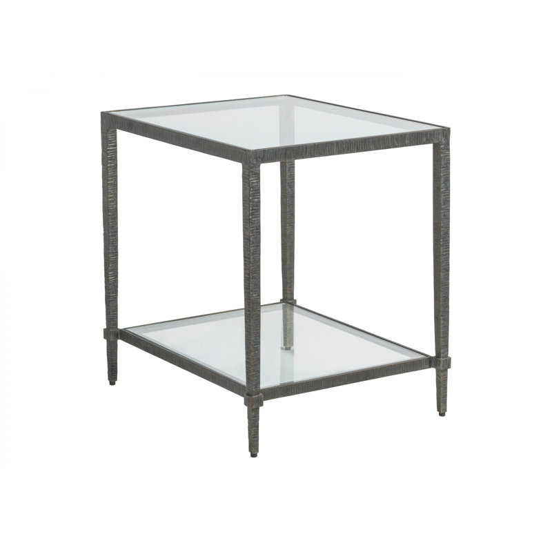 Metal Designs Claret Rectangular End Table, St. Laurent
