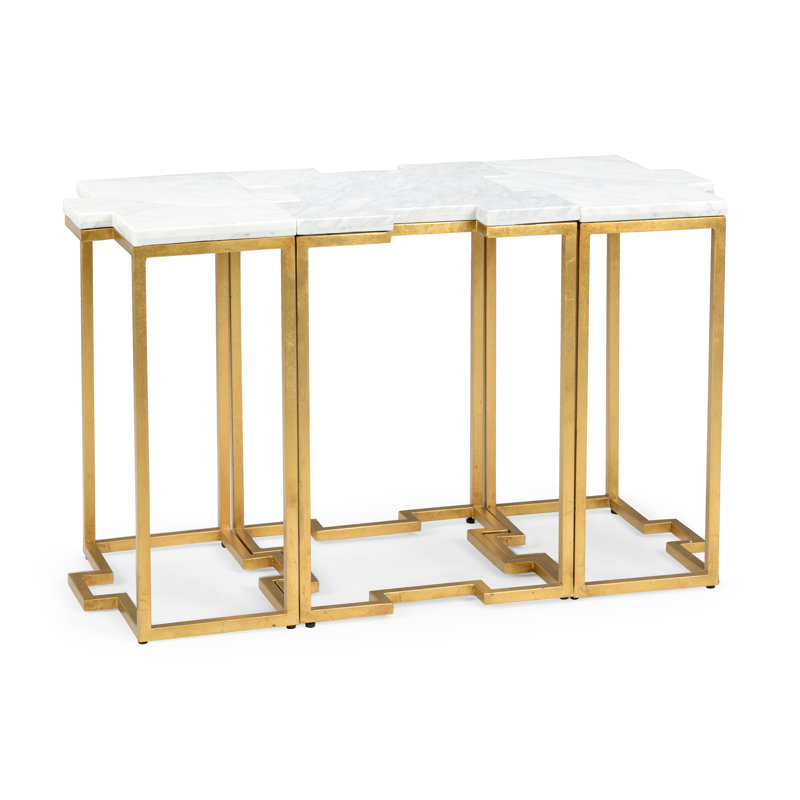 Trio 42.75'' W Console Table, White
