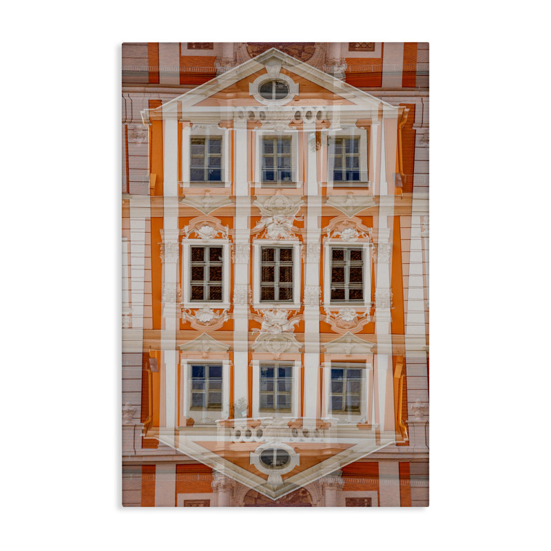 Toile à architecture symétrique, design par Robin Vandenabeele, H 24 po x l 16 po