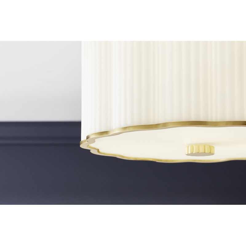 Tresdoux™ Semi-Flush Light, Polished Brass