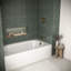 Baignoire en acier émaillé 60 po x 30 po Alcove / Tile-98619523