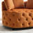 55.6 Lb Chair - Orange Velvet For Living Space Modern Seat Room-698111638-698111636