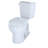Entrada 1.28 GPF (Water Efficient) Round Two- Piece Toilet (Seat Included)