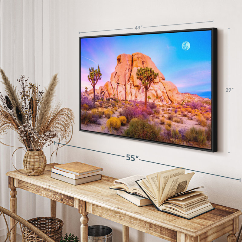 Places "Joshua Tree National Park, art mural", H 29 po x l 43 po