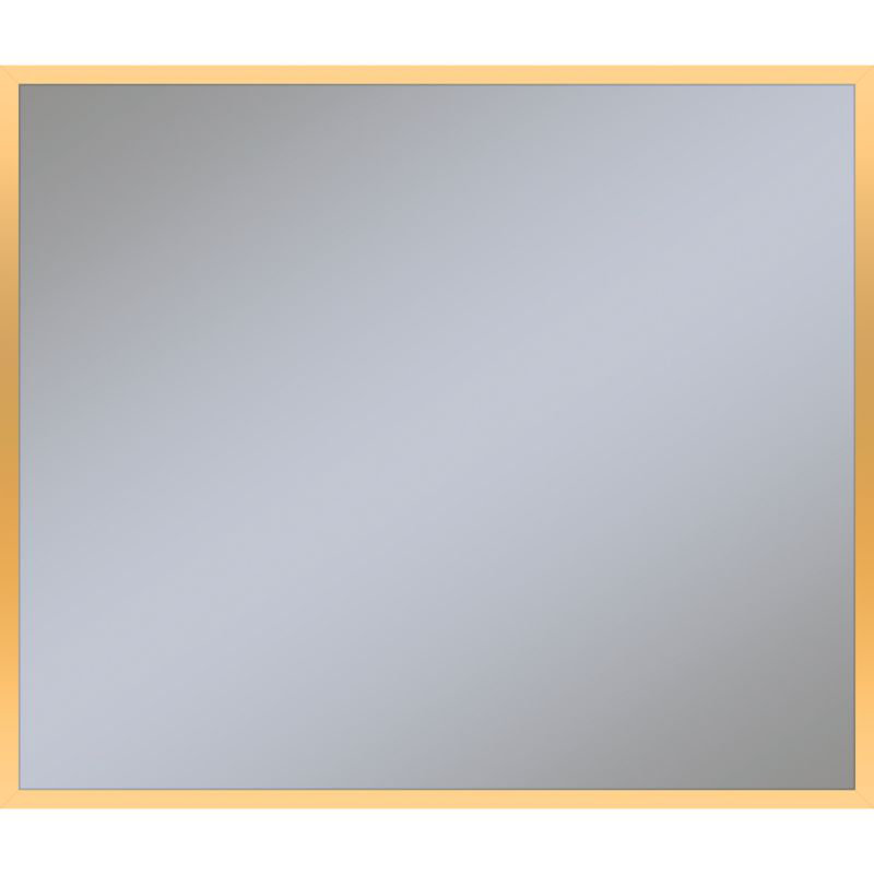 Profiles Modern & Contemporary Bathroom / Vanity Mirror, 29.875" x 35.125", Matte Gold