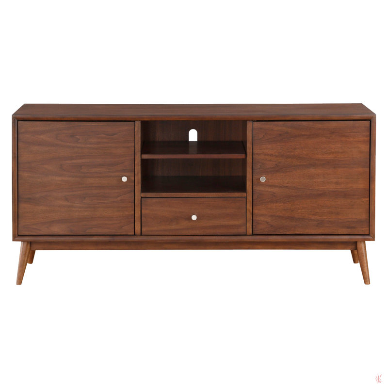 Meuble télé 1Pc avec armoires de rangement à tiroir brun