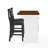 Jorianna Solid Wood Top Kitchen Island