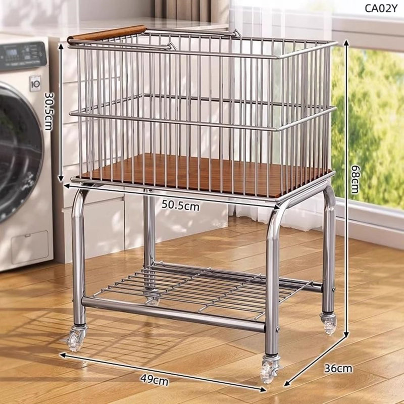 Metal Laundry Cart