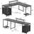 Vlado 63'' L Shaped Desk with Drawers-2067798967