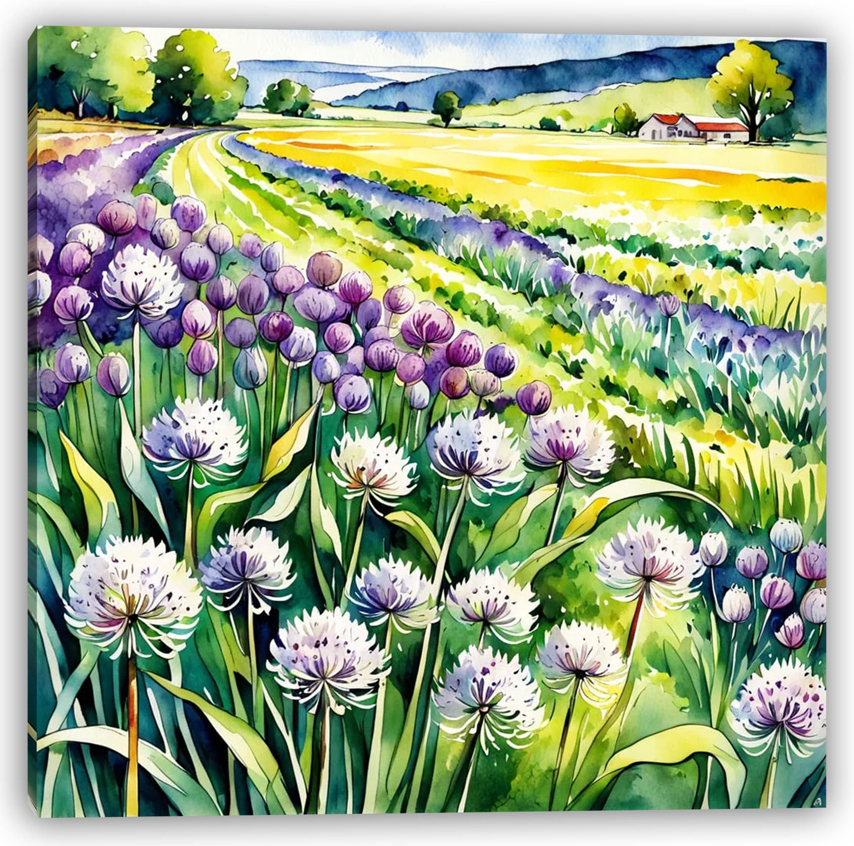Ophelia & Co. Lavender Dreams - Wrapped Canvas Wall Art | Wayfair